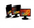 3M PF24.0W9 PRIVACY FILTER BLACK 