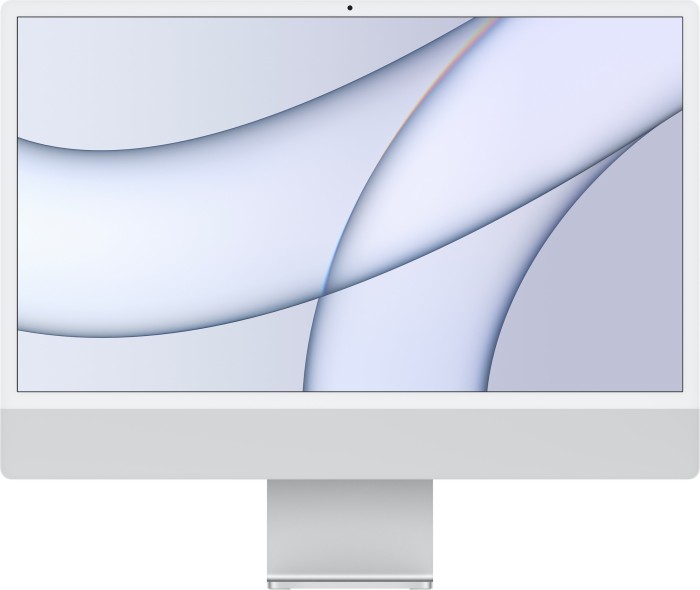 Apple iMac 2021 24.0 Retina M1 8-Core GPU 16GB RAM 512GB SSD Magic Keyboard mit TouchID - BTO MGPD3D/A silber