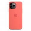 Apple Silikon Case mit MagSafe für iPhone 13 Pro Max pink-pomelo