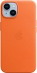 Apple Leder Case mit MagSafe für iPhone 14 orange