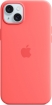 Apple Silikon Case iPhone 15 Plus mit MagSafe guave