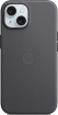 Apple Feingewebe Case iPhone 15 mit MagSafe schwarz
