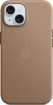 Apple Feingewebe Case iPhone 15 mit MagSafe taupe