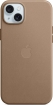 Apple Feingewebe Case iPhone 15 Plus mit MagSafe taupe