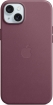 Apple Feingewebe Case iPhone 15 Plus mit MagSafe mulberry