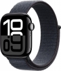 Apple Watch Series 10 GPS + Cellular 42mm Aluminium diamantschwarz mit Sport Loop Tinte