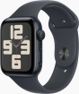 Apple Watch SE 2024 GPS 44mm Aluminium mit Sportarmband S/M Mitternacht