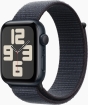 Apple Watch SE 2024 GPS 44mm Aluminium mit Sport Loop mitternacht/tinte