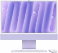 Apple iMac 2024 24.0 Standardglas M4 8-Core CPU 8-Core GPU 24GB RAM 1TB SSD Mouse + Keyboard mit Touch-ID und Ziffernblock + Ethernet – BTO Z1E7 violett