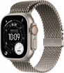 Apple Watch Ultra 3 GPS + Cellular 49mm Natural Titanium mit Milainaise-Armband large natur