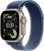 Apple Watch Ultra 3 GPS + Cellular 49mm Natural Titanium mit trail Loop M/L blau/hellblau