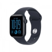 Apple Watch SE 3 2026 GPS + Cellular 44mm mitternacht mit Sportarmband M/L navyblau