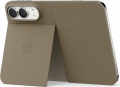 Apple Folio mit Standfuß für iPhone Duo taupe