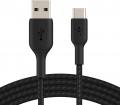 Belkin BoostCharge Braided USB-C-auf-USB-A 0.15m schwarz