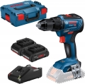 Bosch Professional GSR 18V-55 Akku-Bohrschrauber inkl. L-Boxx + 2 Akkus 4.0Ah 
