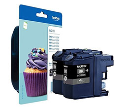 Brother LC123BK Tinte 2er Pack schwarz Image