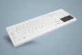 Contour Design Active Key desinfizierbare Tastatur mit Nummernfeld und Touchpad vollversiegelt USB DE - AK-C7412F-GUS-W/GE weiß