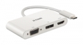 D-Link 3-in-1 USB-C to HDMI/VGA/DisplayPort Adapter - DUB-V310 