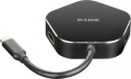 D-Link USB-C 4-PORT HUB+HDMI 