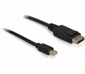 Delock 82438 - Kabel DisplayPort Stecker - MiniDisplayPort Stecker 1.8m schwarz