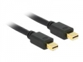 Delock Mini-Displayport Kabel 1m schwarz