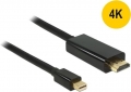 Delock Kabel Mini-DisplayPort-Stecker auf HDMI-Stecker 4K 3m - 83700 