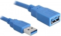 Delock Verlängerungskabel USB 3.0 Typ-A Stecker auf USB 3.0 Typ-A Buchse 5m blau