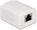 Delock Netzwerk Anschlussdose 1 Port Cat.6A LSA - 86196