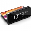 Denver ECQ-103 Wecker mit 10W Wireless Charging Pad 