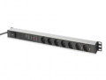 Digitus 1U PDU 2m supply CEE 7//7 