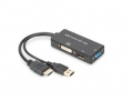 Digitus HDMI 3in1 converter cable,0,2m 