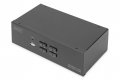 Digitus KVM-Switch 4-Port Dual-Display 4K HDMI - DS-12883