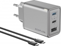 EcoFlow  3-in-1 Ladegerät 65W USB-Netzteil Rapid - EFA-65W-GAN-CHARGER-EU 
