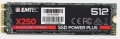 Emtec X250 SSD Power Plus 512GB M.2 2280 B-M-Key SATA 6Gb/s - ECSSD512GX250 
