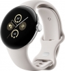 Google Pixel Watch 2 LTE mit Sportarmband Porcelain polished-silver