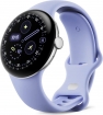 Google Pixel Watch 4 WiFi 41mm mit Sportarmband polished-silver/iris