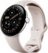 Google Pixel Watch 4 LTE 41mm mit Sportarmband polished-silver/porcelain