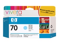 Hewlett Packard HP 70 Tinte cyan light Vivera 130 ml Designjet Z2100 3100 Image