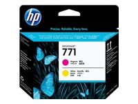 Hewlett Packard HP 771 Druckkopf magenta + gelb Designjet Z6200