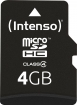 Intenso R21/W5 microSDHC 4GB Kit Class 4 - 3403450 
