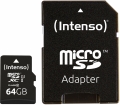Intenso Premium R45 microSDXC 64GB Kit - 3423490 