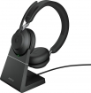 Jabra Evolve2 65 USB-A UC Stereo inkl. Ladestation - 26599-989-989 schwarz