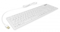 KeySonic Industry Keyboard Silicone DE weiß