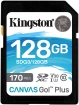 Kingston Canvas Go! Plus SDXC-Card 128GB R170/W90 UHS-I U3 A2 Class 10 - SDG3/128GB 
