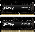 Kingston FURY Impact 64GB SO-DIMM Kit DDR4-3200 CL20-22-22 2RX8 - KF432S20IBK2/64 