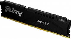 Kingston FURY Beast 32GB UDIMM DDR5-6400 CL32-39-39 2RX8 - KF564C32BBE-32 schwarz