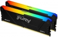 Kingston FURY Beast RGB 64GB UDIMM 2x32GB Kit DDR4-3600 CL18-22-22 2RX8 - KF436C18BB2AK2/64 