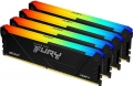 Kingston FURY Beast RGB 128GB UDIMM 4x32GB Kit DDR4-3600 CL18-22-22 2RX8 - KF436C18BB2AK4/128 