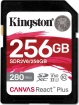 Kingston Canvas React Plus V60 R280/W150 256GB UHS-II U3 Class 10 - 0740617340594 