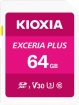 KIOXIA EXCERIA PLUS R98/W65 SDXC 64GB UHS-I U3 Class 10 - LNPL1M064GG4 